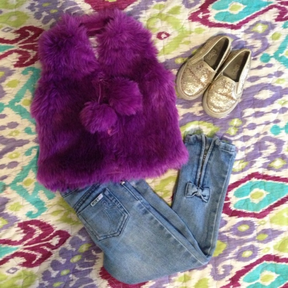 American Widgeon Fuzzy Fleece Vest 2T